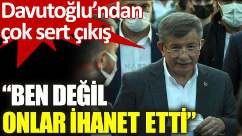 "YOL ARKADAŞINA İHANET ETTİN" DİYEN VATANDAŞA DAVUTOĞLU CEVAP VERDİ